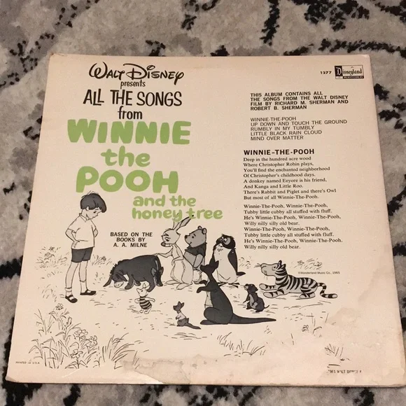 Host Pick Bundle of Vintage Disney Winnie the Pooh Vinyls